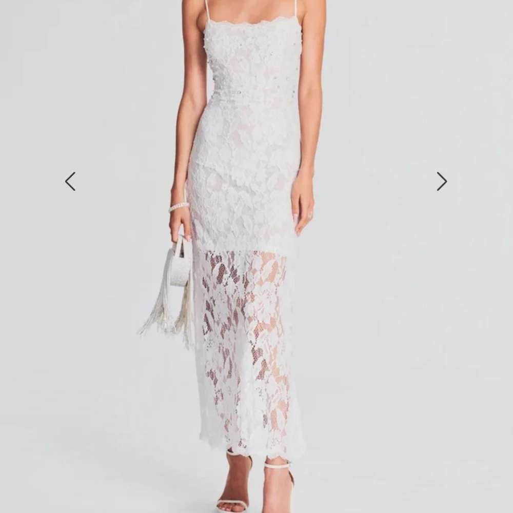 HEMANT & NANDITA for Free People Reet Lace Midi Dress NWT